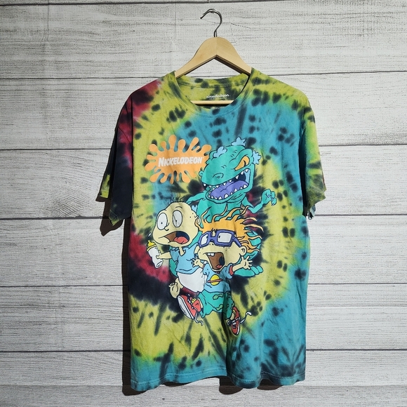 Nickelodeon Tops - Nickelodeon Tie Dye Rugrats Tee, Size M